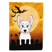 Caroline's Treasures Halloween Westie House Flag