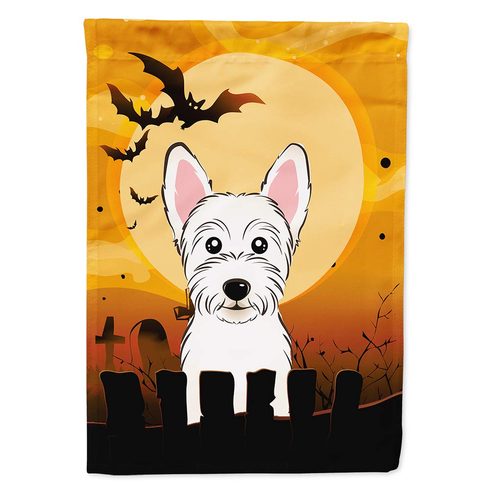 Caroline's Treasures Halloween Westie House Flag