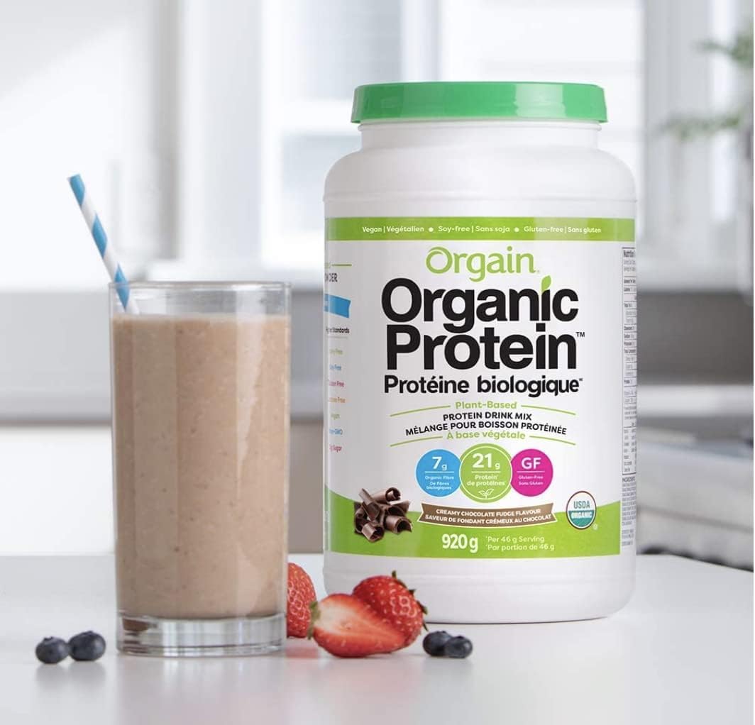 Orgain Organic Plant Based Protein Powder, Vanilla Bean, 920 g