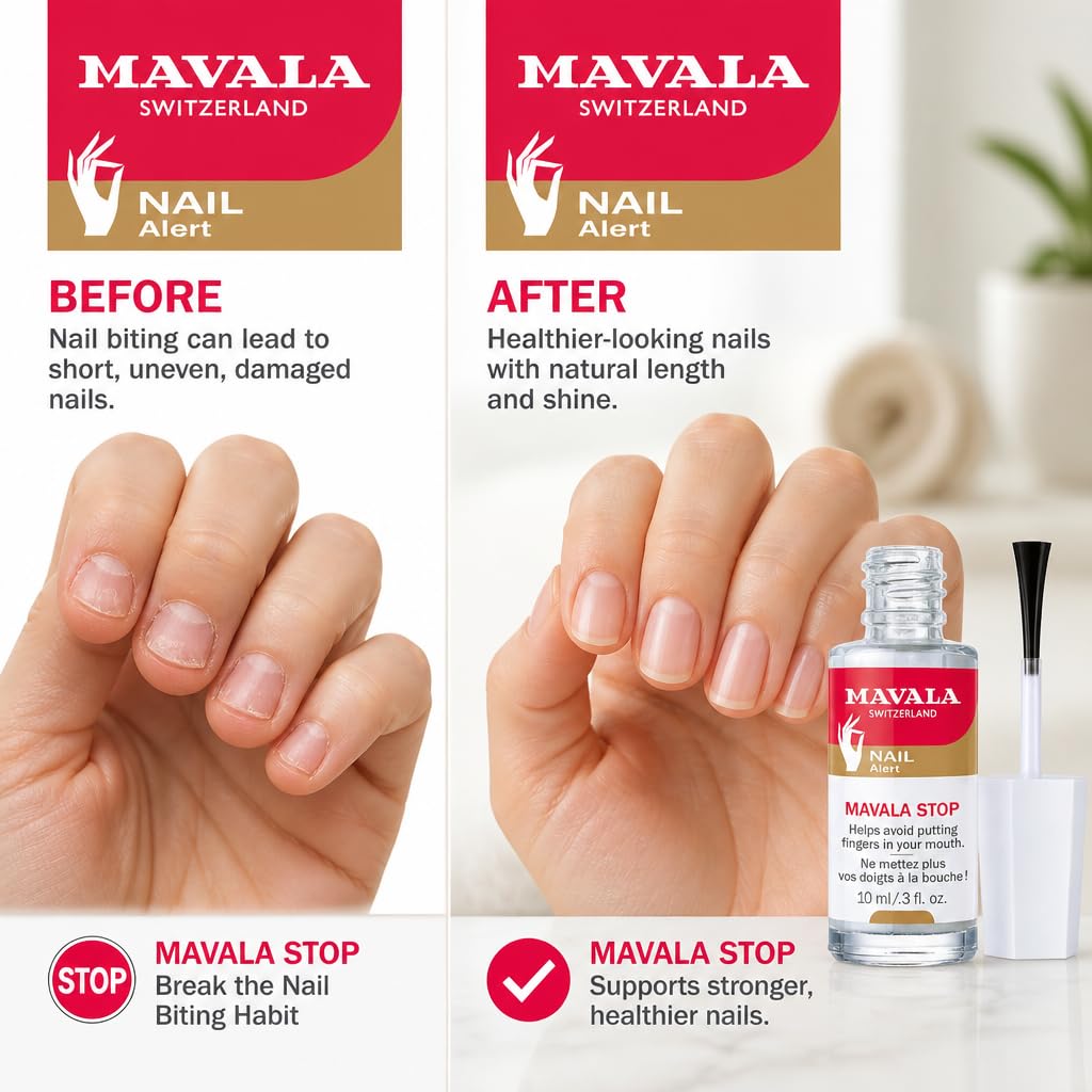 Mavala Stop Nail Biting Polish, 10 ml