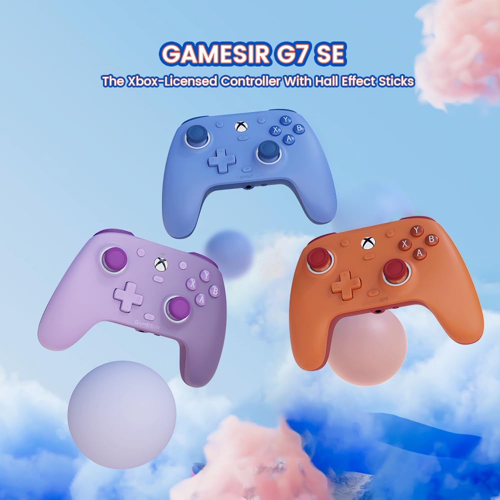 GameSir G7 SE Wired Controller for Xbox Series X|S and PC, Blue