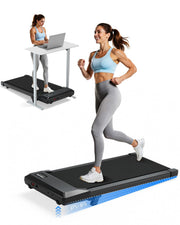 Superun Walking Pad Treadmill, 6% Manual Incline, 2.5HP