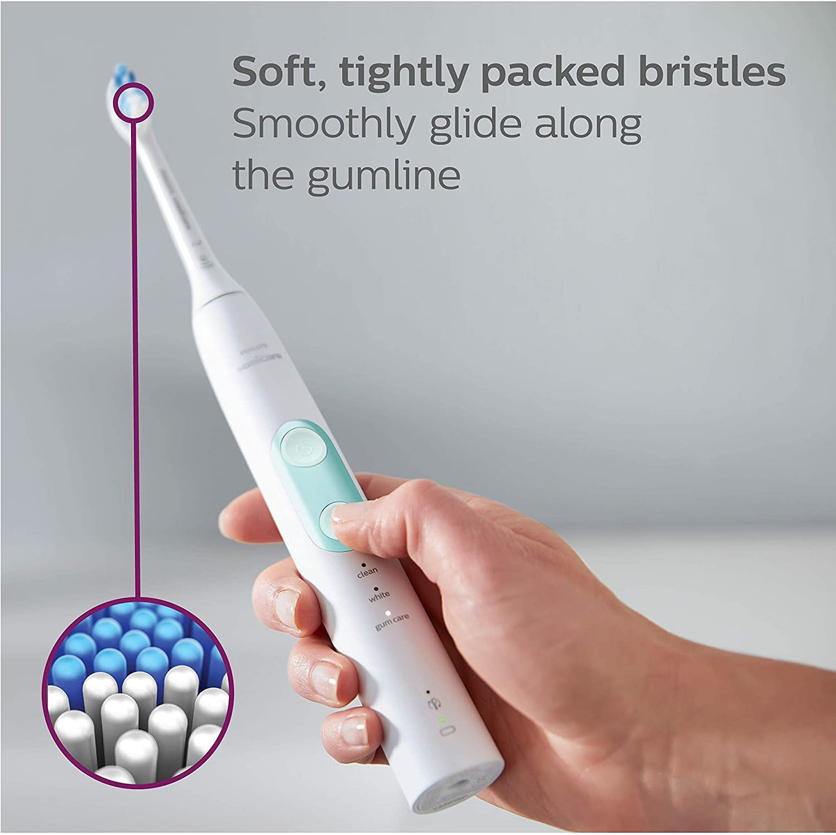 Philips Sonicare Optimal Gum Care Brush Heads, White, 3 Pack