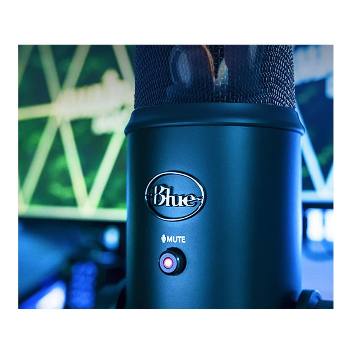 Logitech for Creators Blue Yeti USB Microphone, Blackout