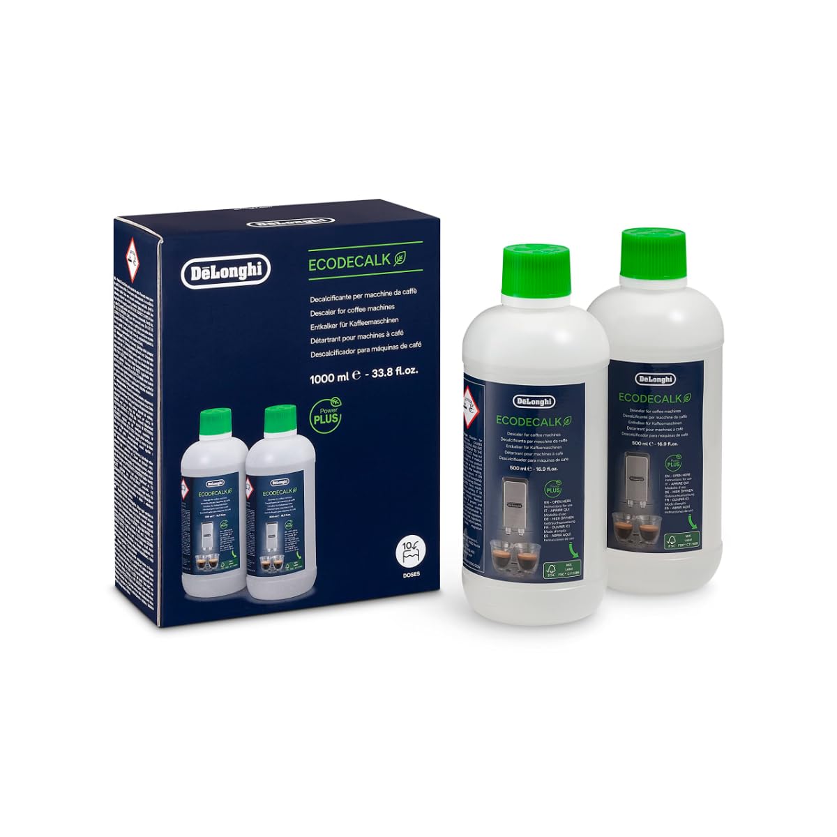 De'Longhi Eco Descaler, 2 x 500 mL
