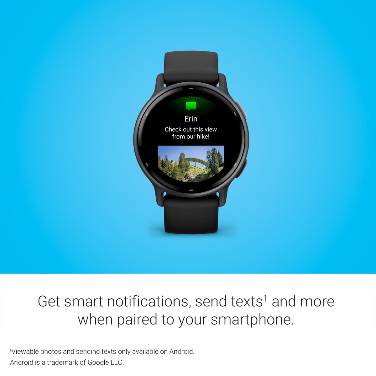 Garmin vívoactive 5 GPS Smartwatch, AMOLED Display, Black