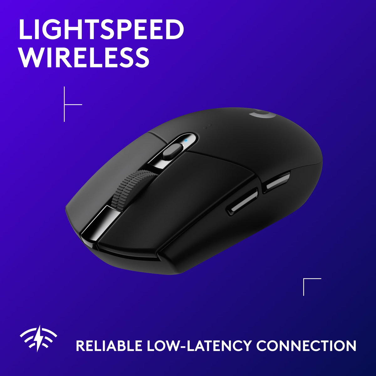 Logitech G305 Lightspeed Wireless Gaming Mouse, Black