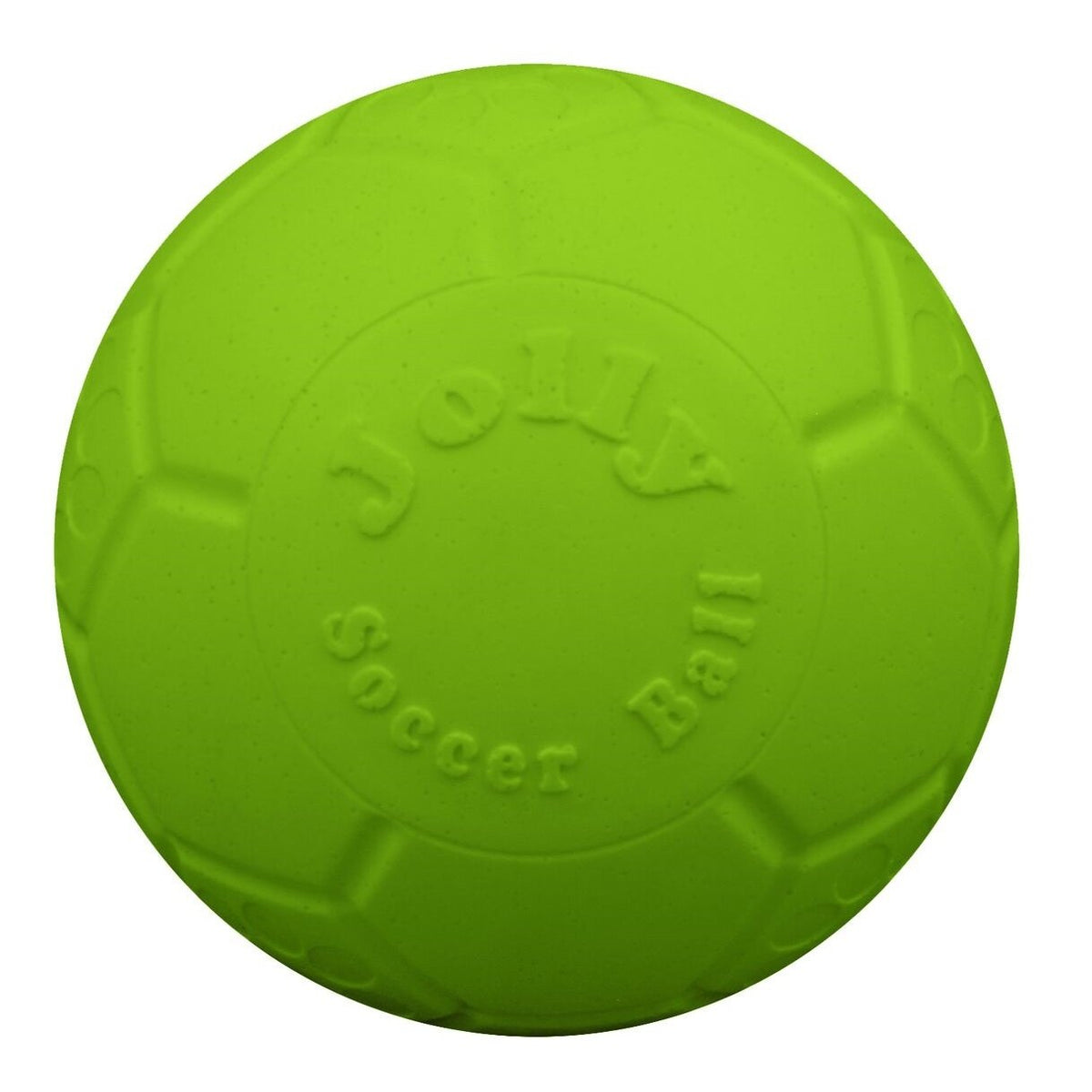 Jolly Pets Floating Bouncing Soccer Ball Dog Toy, Green Apple, 8 Inch