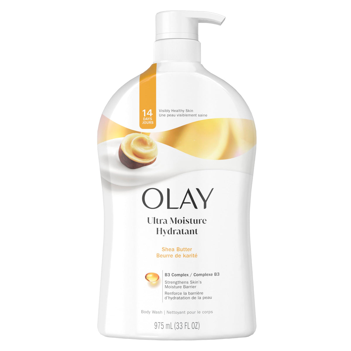 Olay Ultra Moisture Body Wash with Shea Butter, 975mL