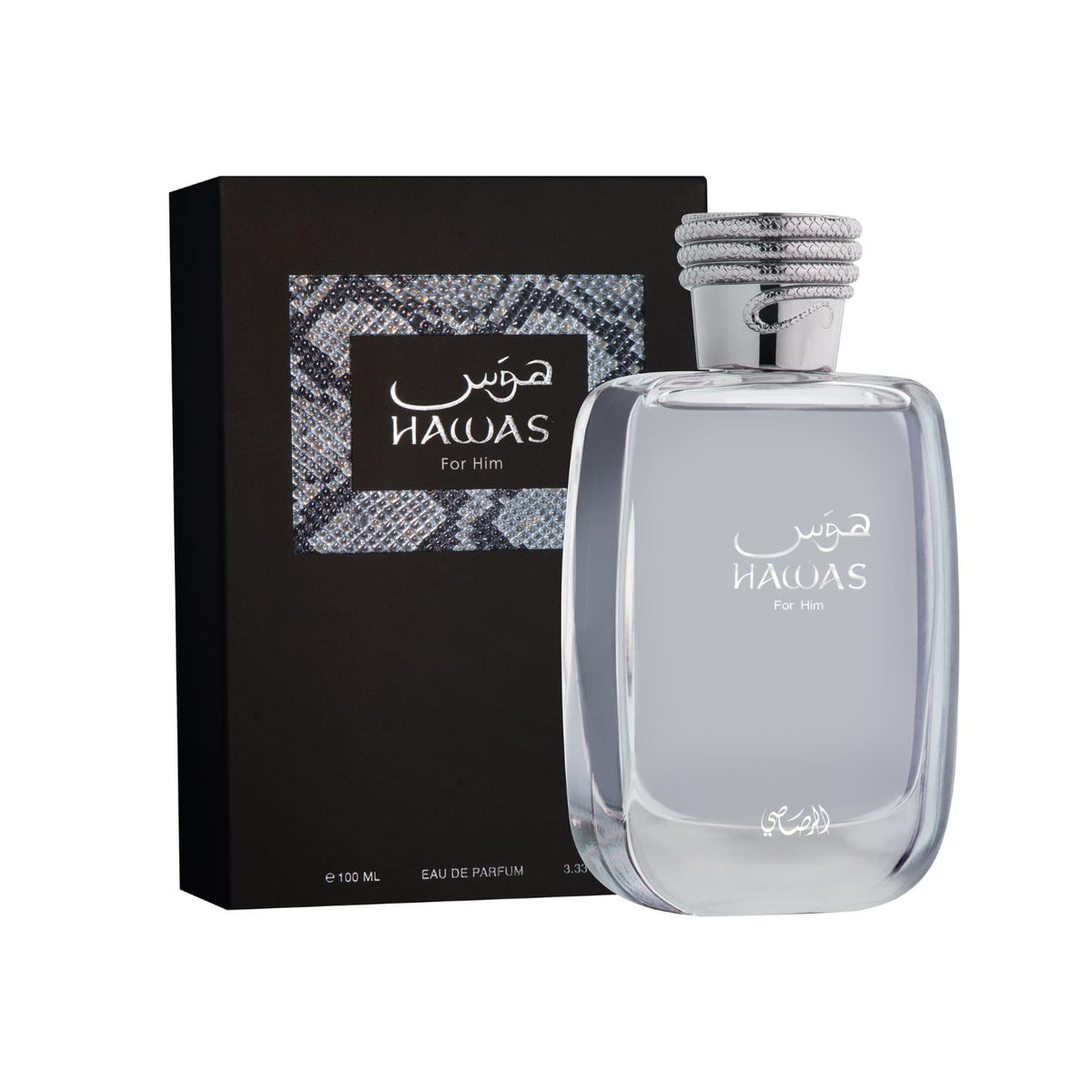Rasasi Hawas for Men Eau de Parfum, 3.4 Ounce