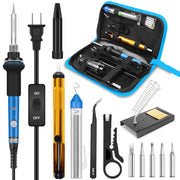 HANDSKIT 60W Adjustable Temperature Soldering Iron Kit