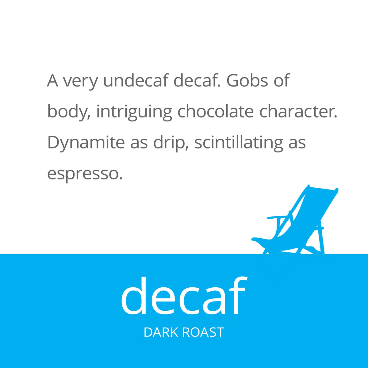 Ethical Bean Fairtrade Organic Decaf Dark Roast Whole Bean Coffee