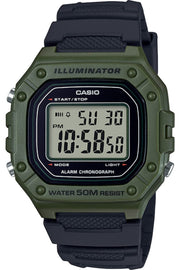 Casio Men's W-218H-3AVCF Classic Digital Quartz Watch, Black