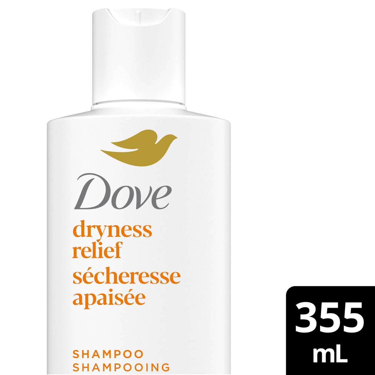 Dove Dryness Relief Shampoo & Conditioner, 355mL, 4-Pack