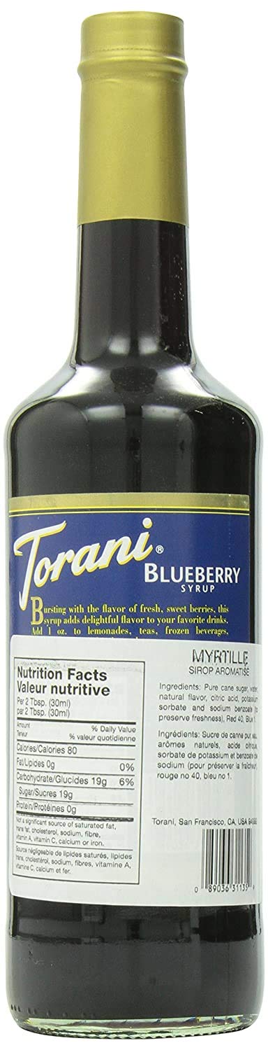 Torani Blueberry Flavour Syrup, 750 Milliliter