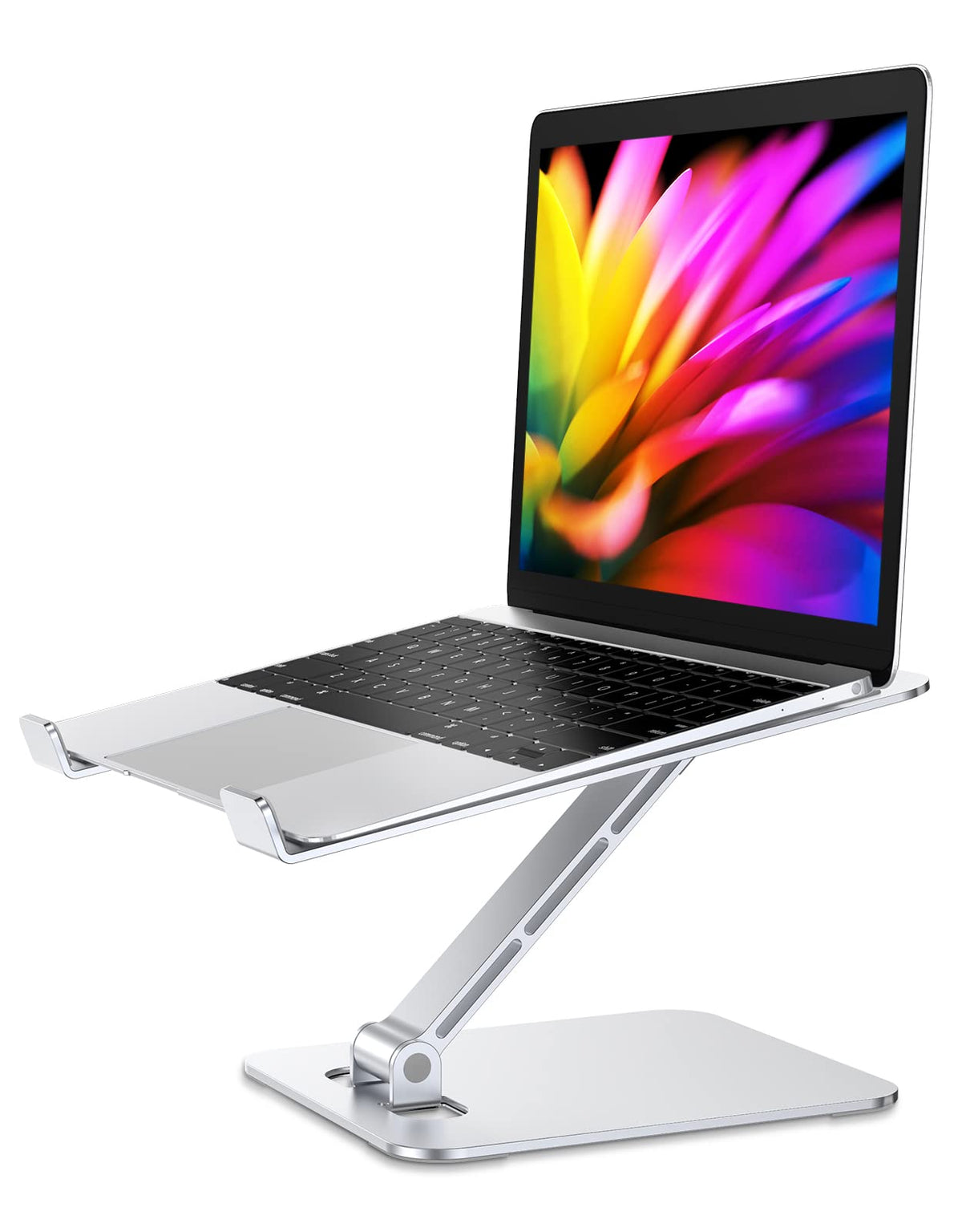 Zewwen Foldable Aluminium Laptop Stand with Heat Vent, 10-16 in