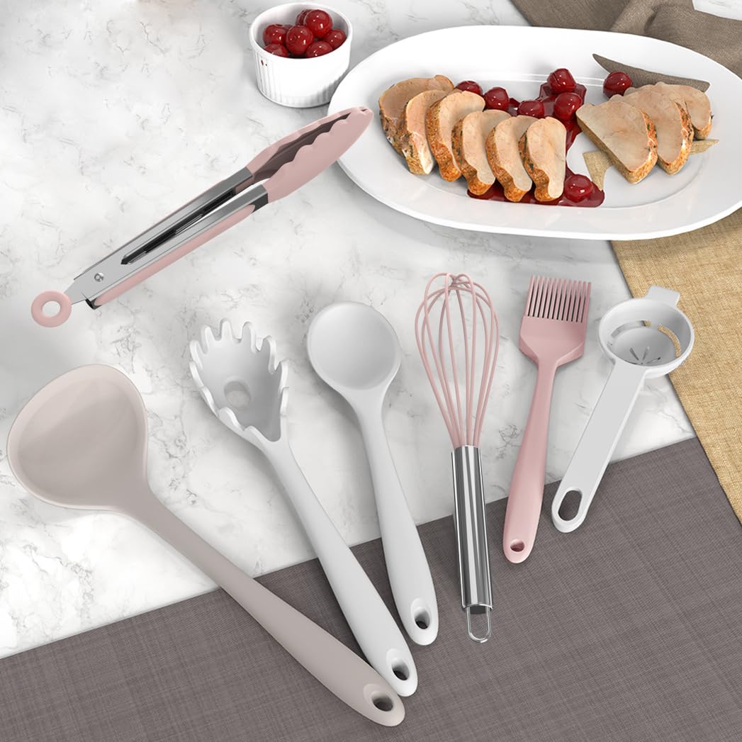 Silicone Cooking Utensils Set, Multicolour