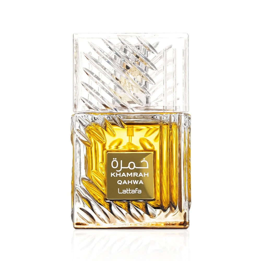 Lattafa Khamrah Qahwa Unisex Eau de Parfum Spray, 3.4 Ounce