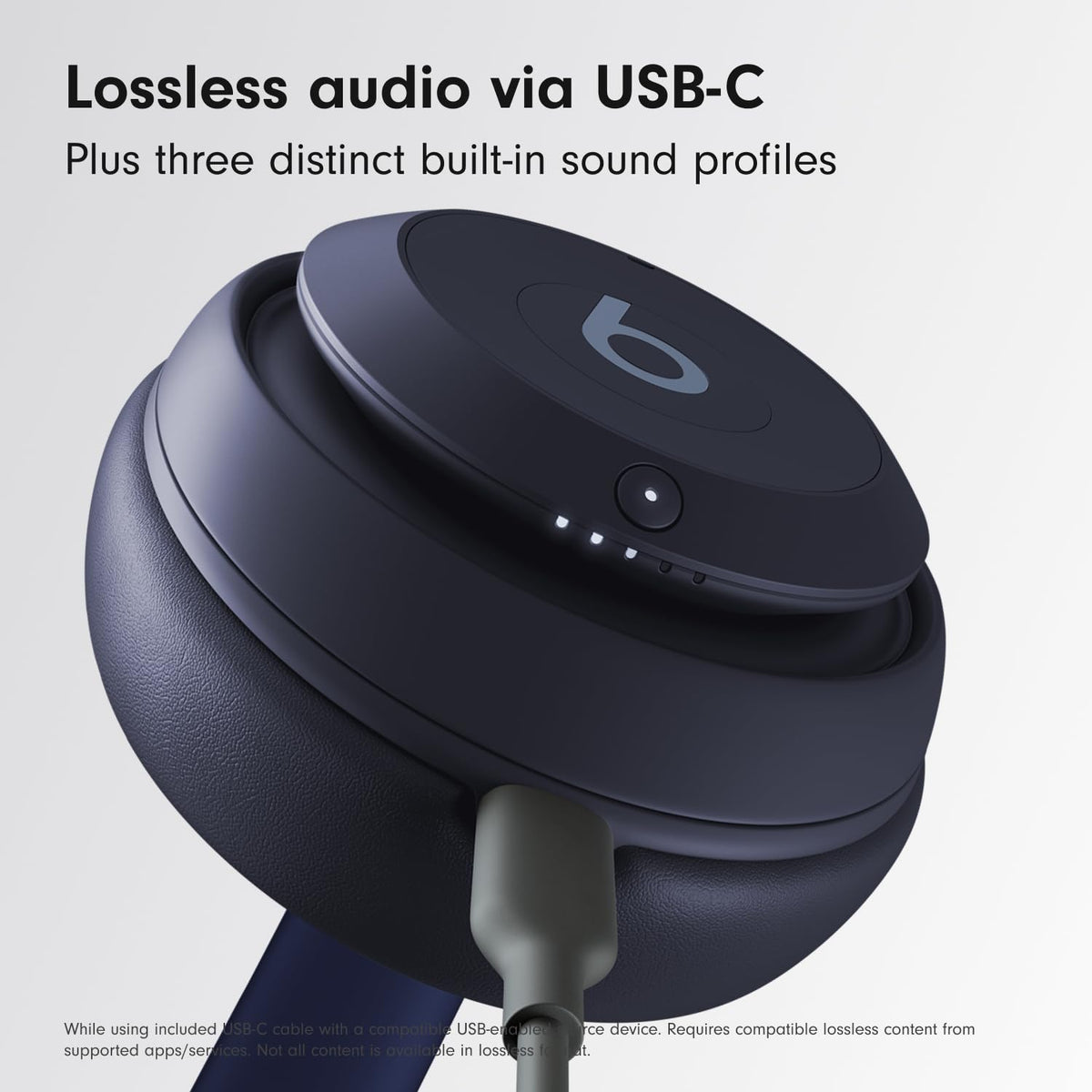 Beats Studio Pro Wireless Noise Cancelling Headphones, Navy
