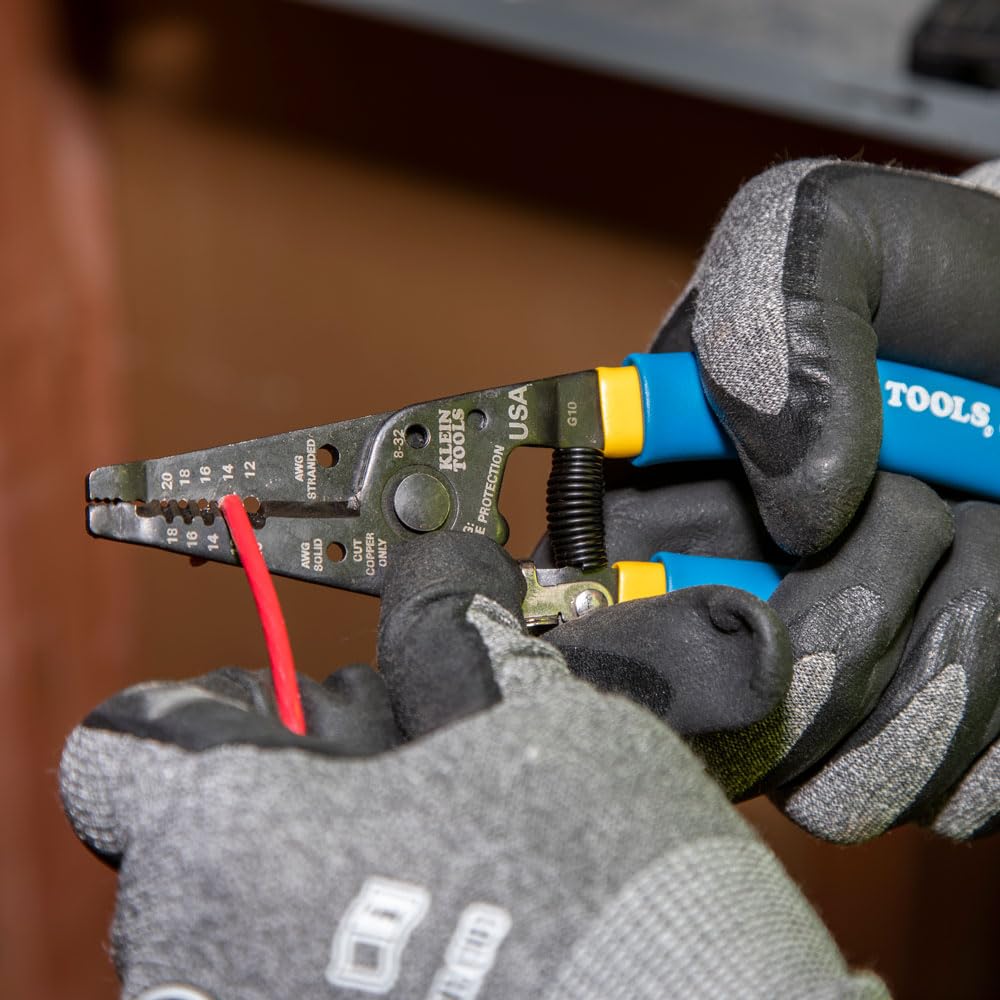 Klein Tools 11055EP Wire Cutter and Stripper, Blue