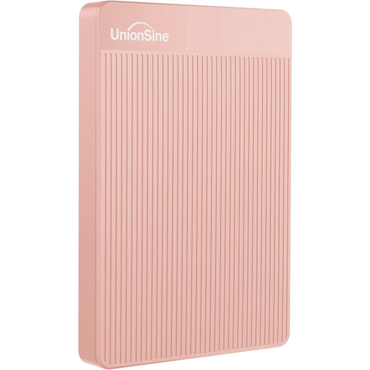 UnionSine 500GB Slim Portable External Hard Drive, USB 3.0, Pink