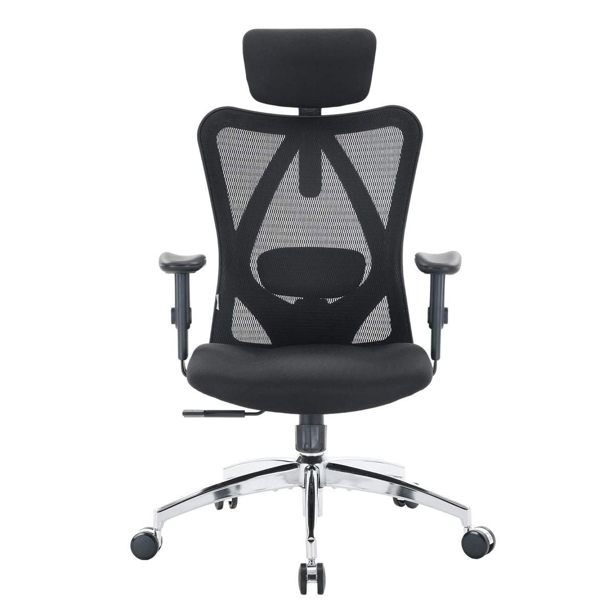 SIHOO Ergonomic Mesh Office Chair, Adjustable Headrest, Black