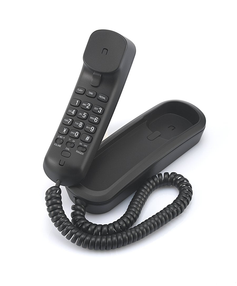 VTech Trimstyle Corded Telephone, CD1103, Black