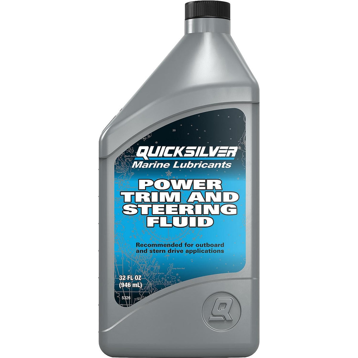 Quicksilver 858075Q01 Power Trim and Steering Fluid, 32oz