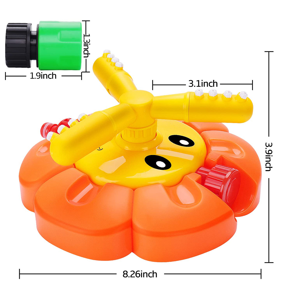 Kids' Rotating Water Sprinkler Toy