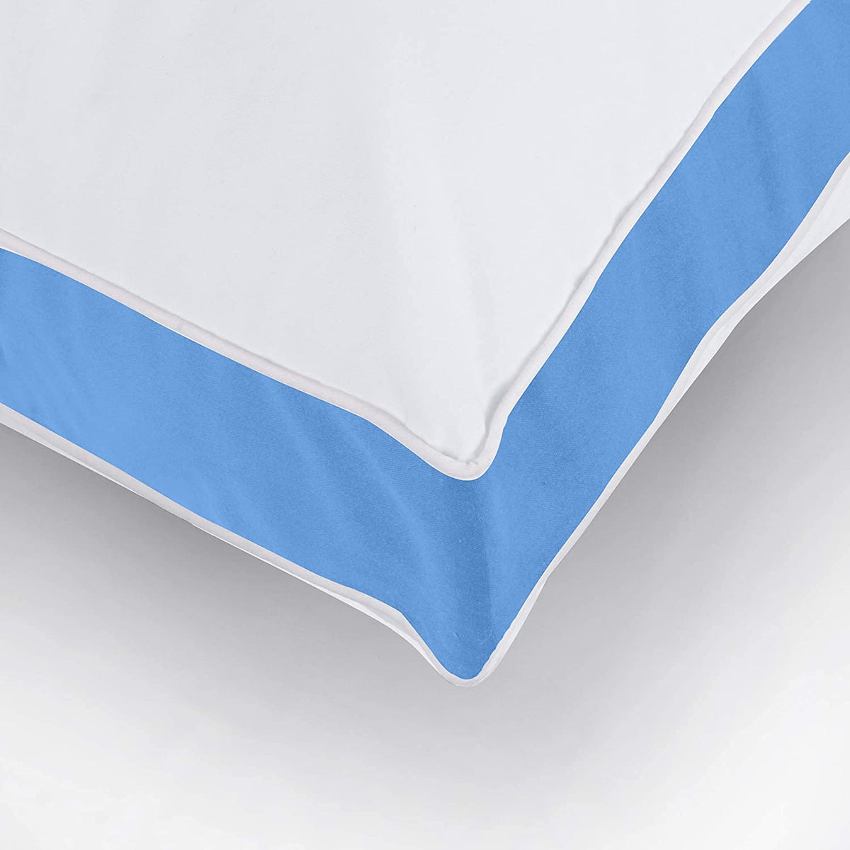 Utopia Bedding Gusseted Bed Pillows, Queen, Blue, Set of 2