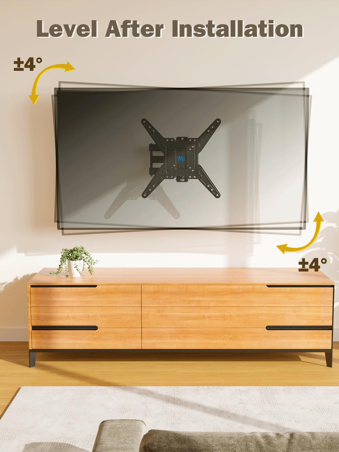 Mounting Dream MD2413-MX Full Motion TV Wall Mount, 26-55"
