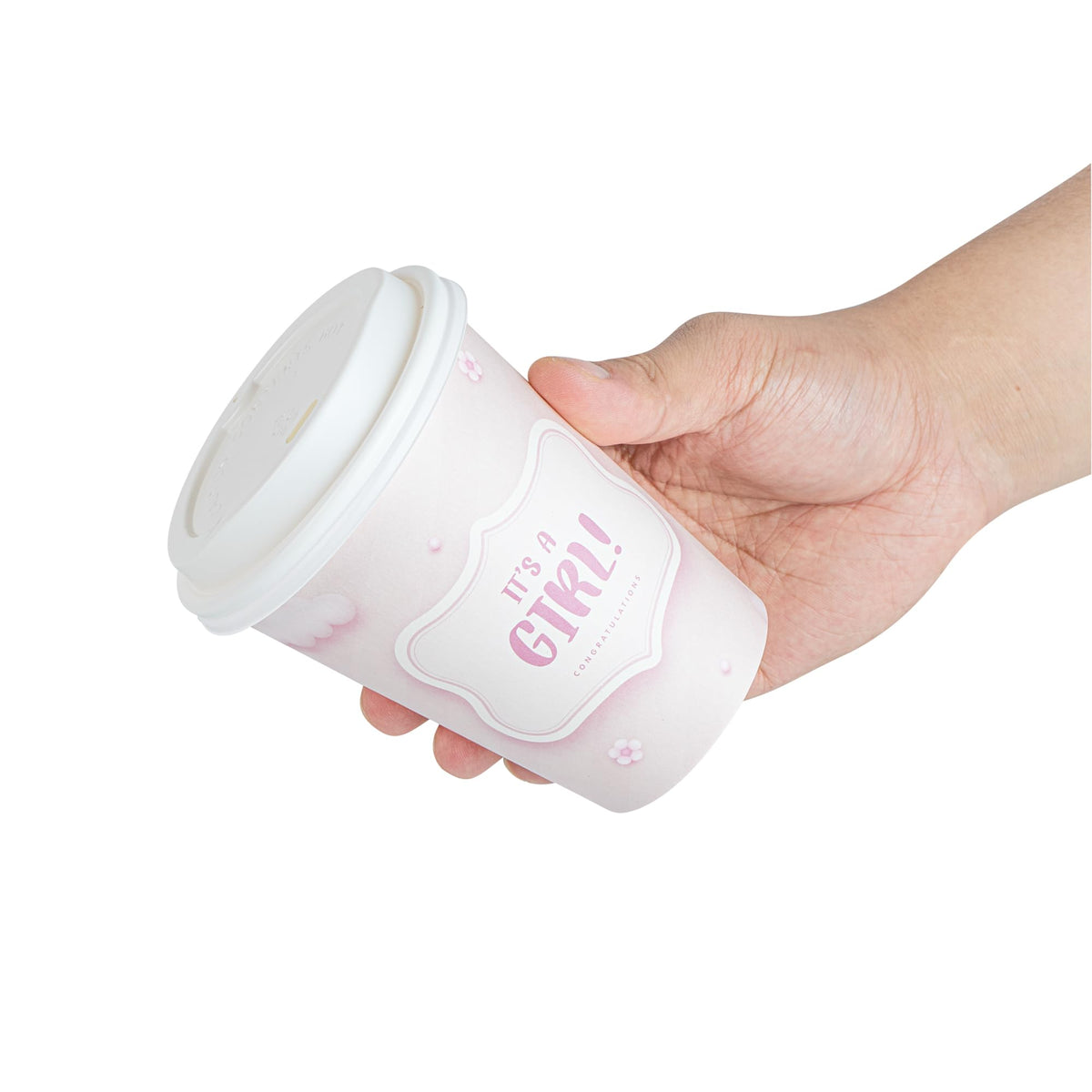 Restpresso Spooky Ghost Paper Hot Cups with Lids, 12 Ounce, 400 Count
