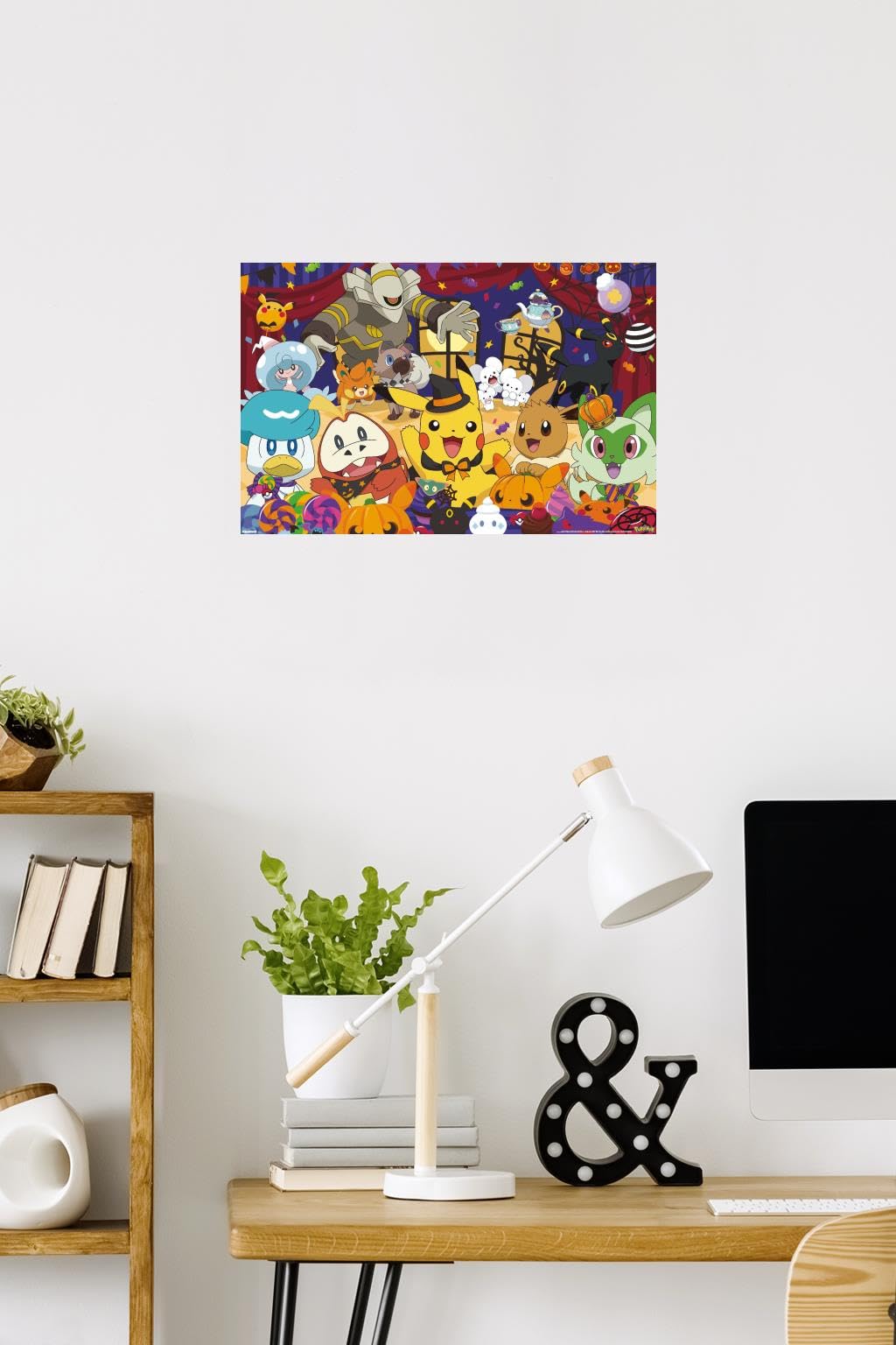 Pokémon: Halloween Party- Group Wall Poster, 22.4L" x 14.7W"
