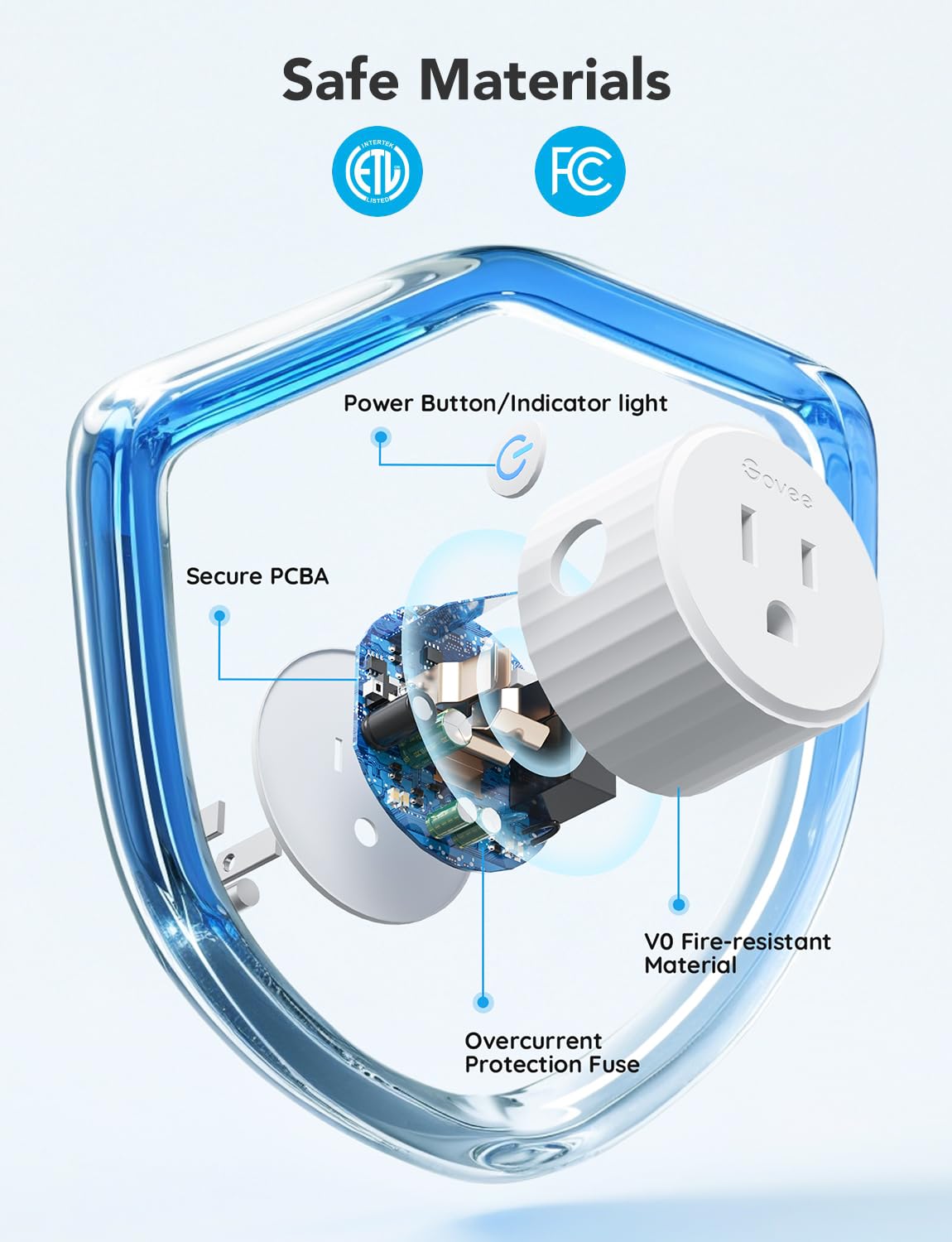 Govee WiFi Bluetooth Smart Plug (4 Pack)