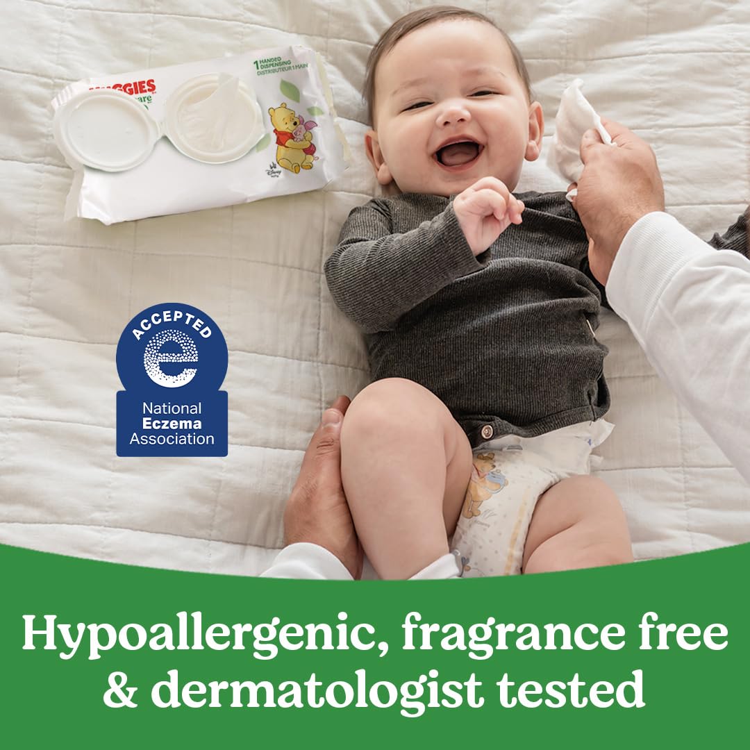 Huggies Natural Care Sensitive Baby Wipes, Unscented, 560 Count