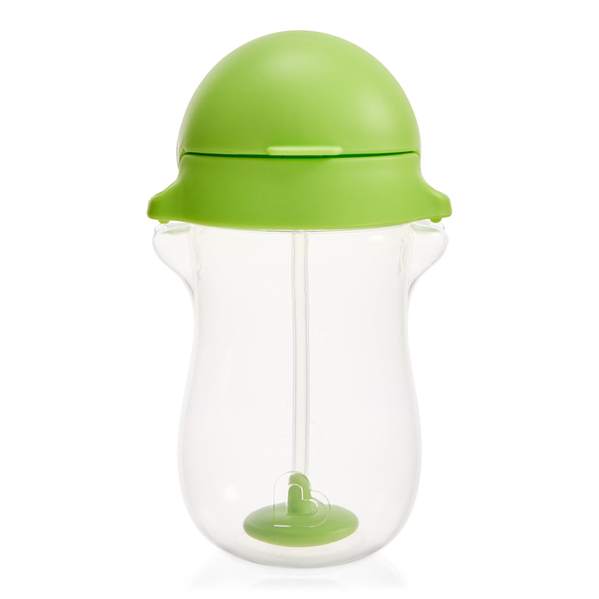 Munchkin Any Angle Weighted Straw Sippy Cup, Green, 10 oz