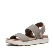 KEEN Women's Elle Backstrap Platform Wedge Sandals, Brindle/Birch, 8