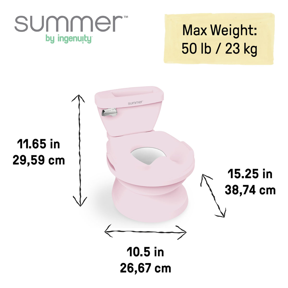 Summer by Ingenuity My Size Potty Pro in Pink