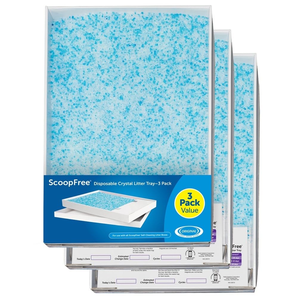 PetSafe ScoopFree Crystal Litter Tray Refills (3 Pack)