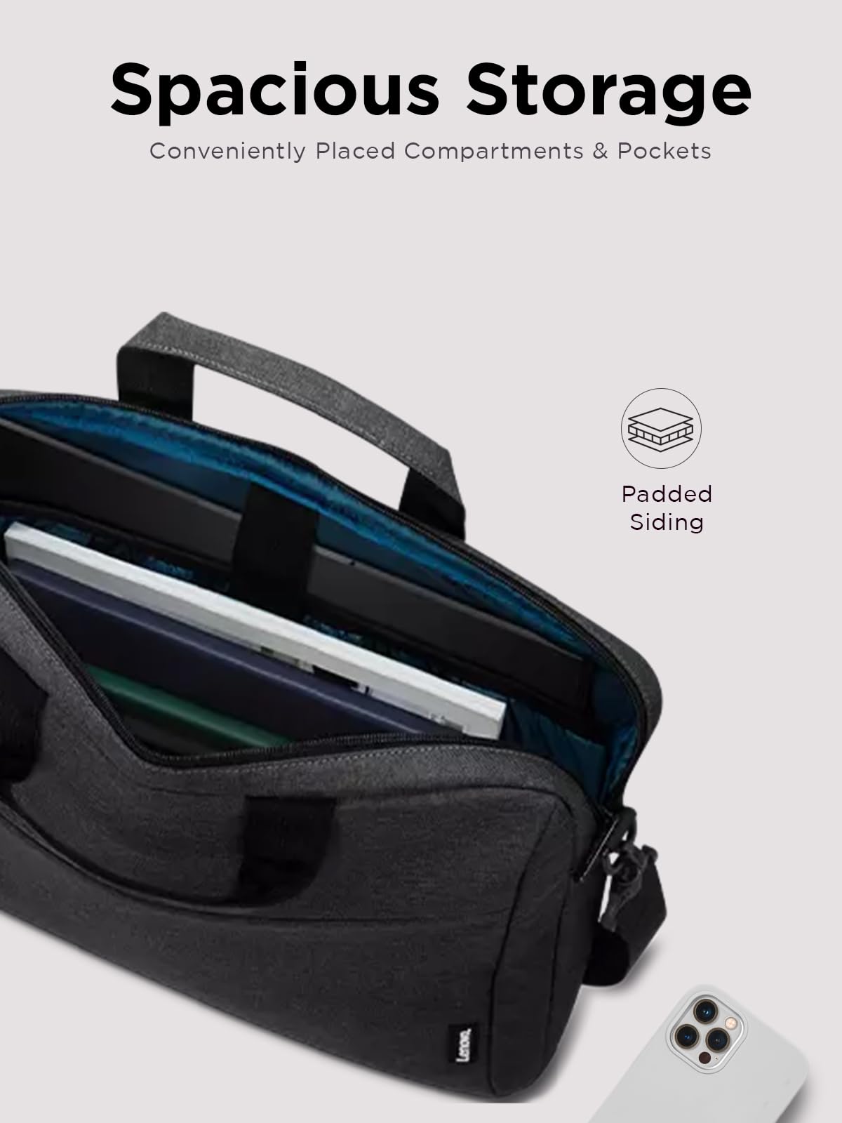 Lenovo T210 Laptop Carrying Case, 15.6-Inch, GX40Q17229
