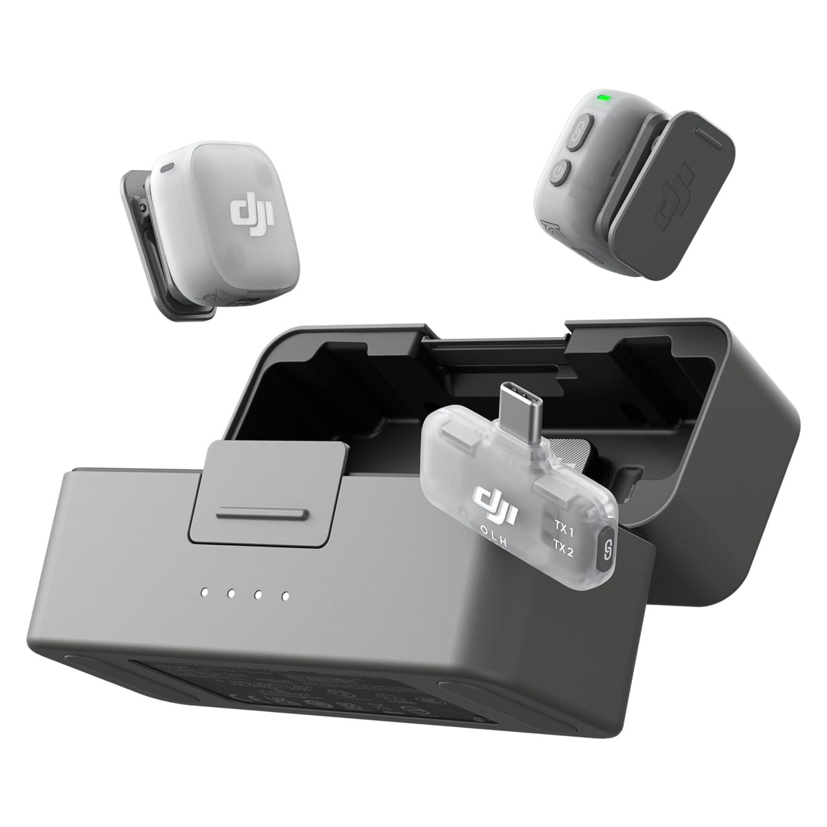 DJI Mic Mini 2 Wireless Mic, 2 TX + 1 Mobile RX + Charging Case