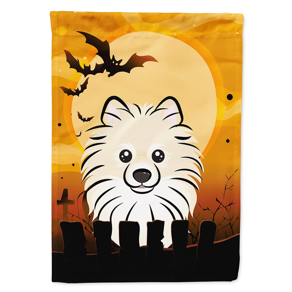 Caroline's Treasures BB1765CHF Pomeranian Canvas House Flag, Large