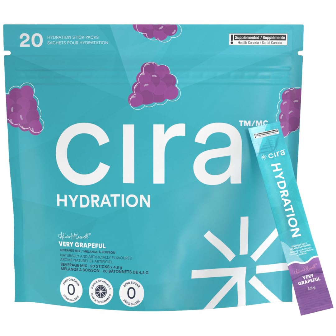 Cira Hydration Electrolyte Packets, Very Grapeful, 20 Servings