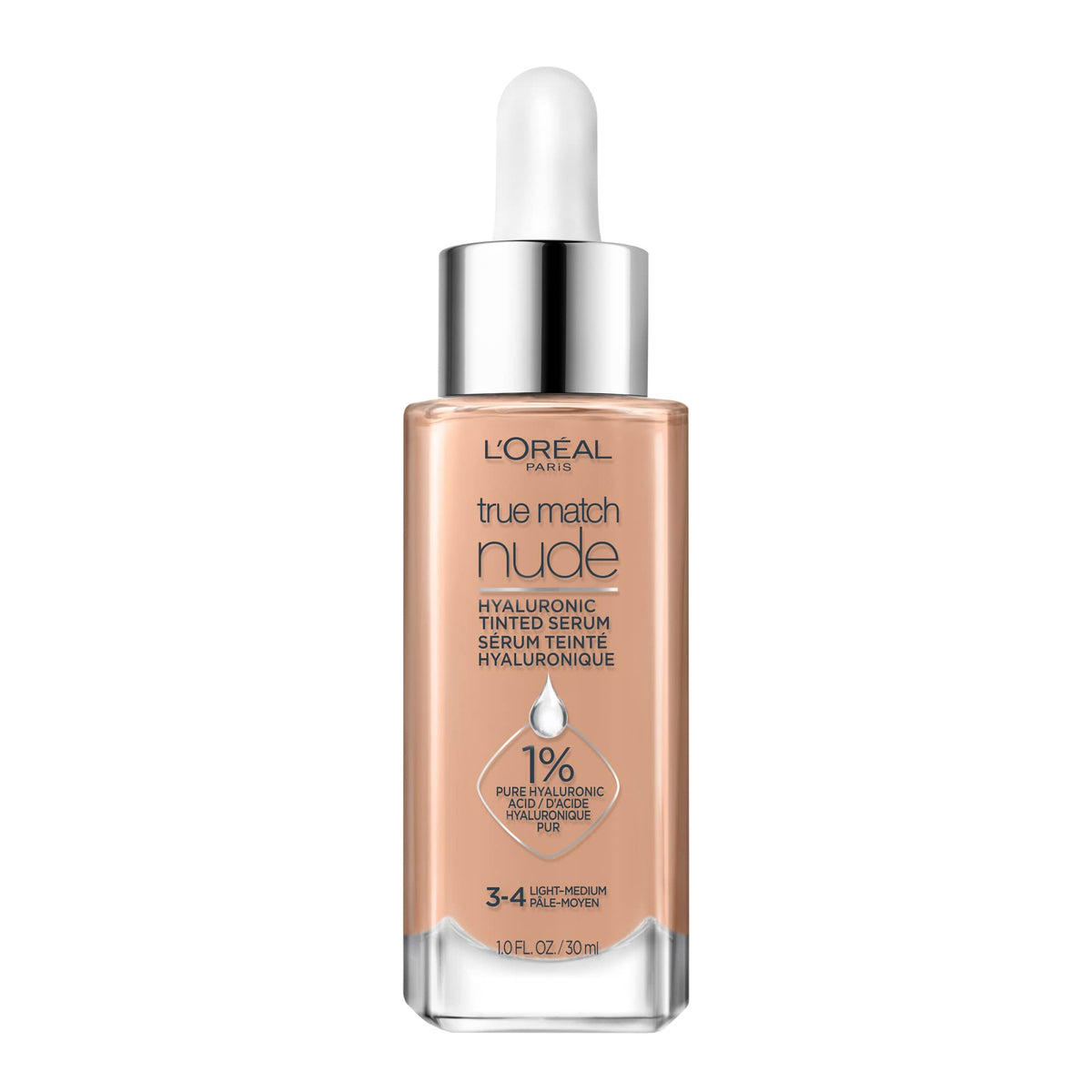 L'Oréal Paris True Match Nude Hyaluronic Foundation, Light Medium
