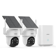 AOSU 2K Solar Wireless Outdoor Security Cameras (2 Pack)