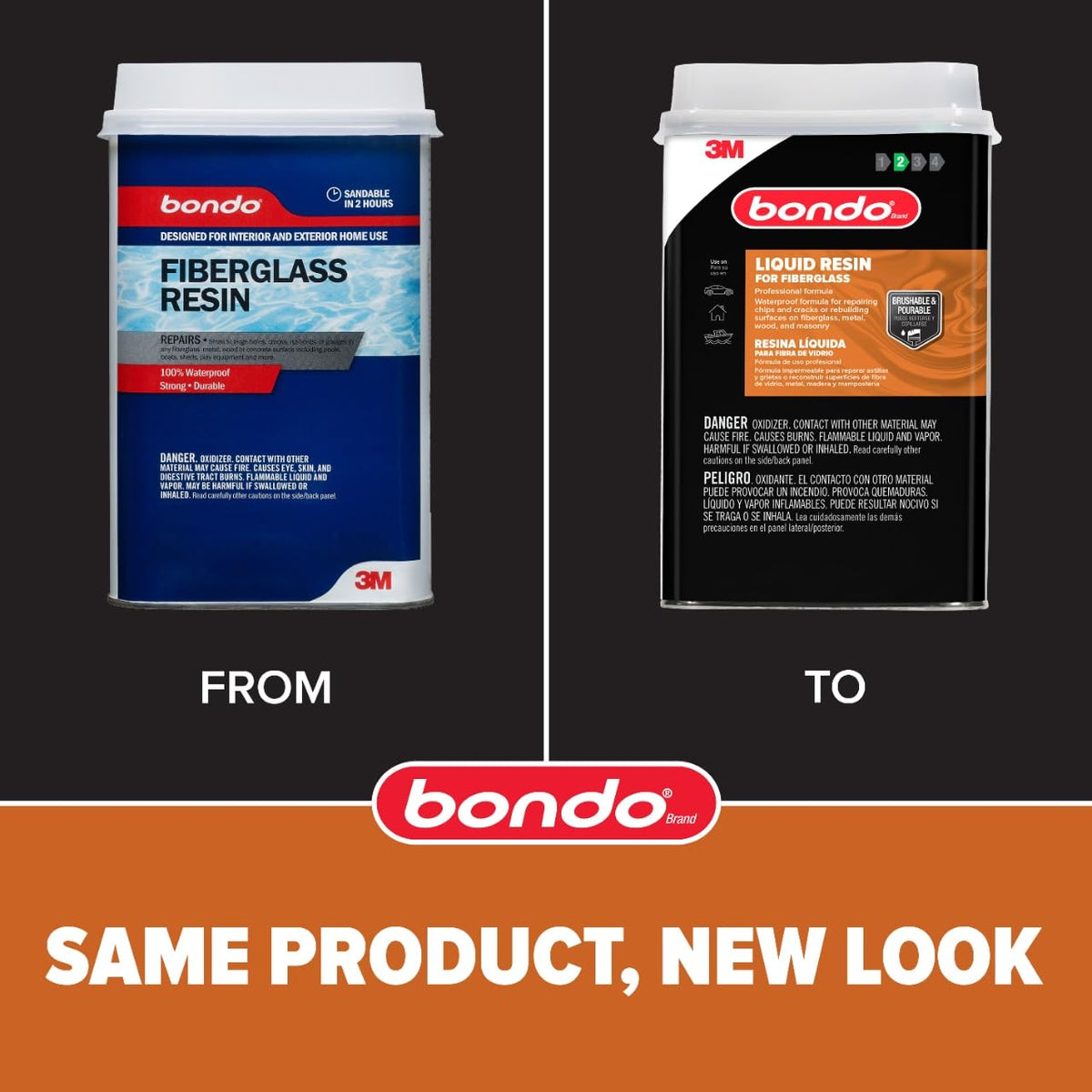 Bondo Fiberglass Resin, 1 Quart, 29oz, 402C