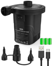 Dr. Meter Rechargeable Air Pump for Inflatables, 4000 mAh