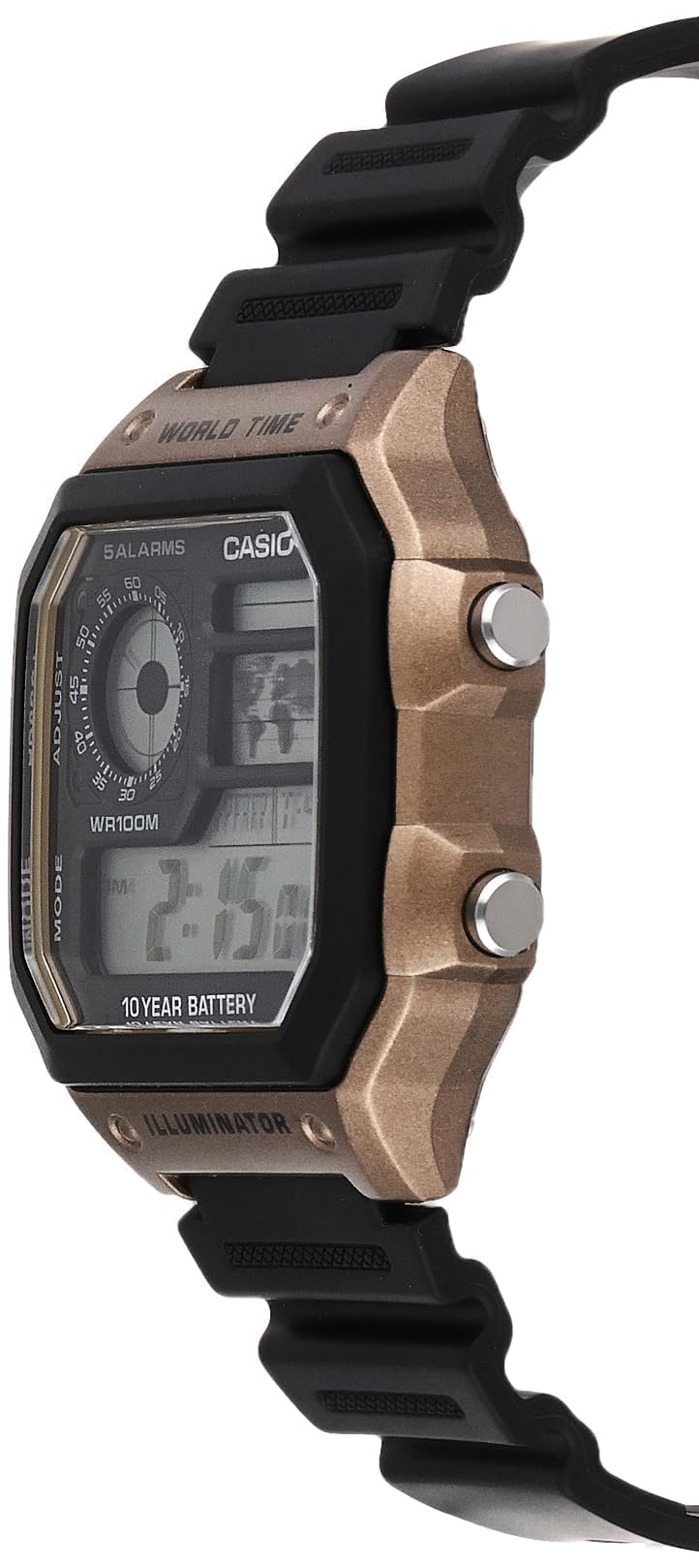 Casio Men's Quartz Watch with Resin Strap, AE-1200WH-5AVCF, Black