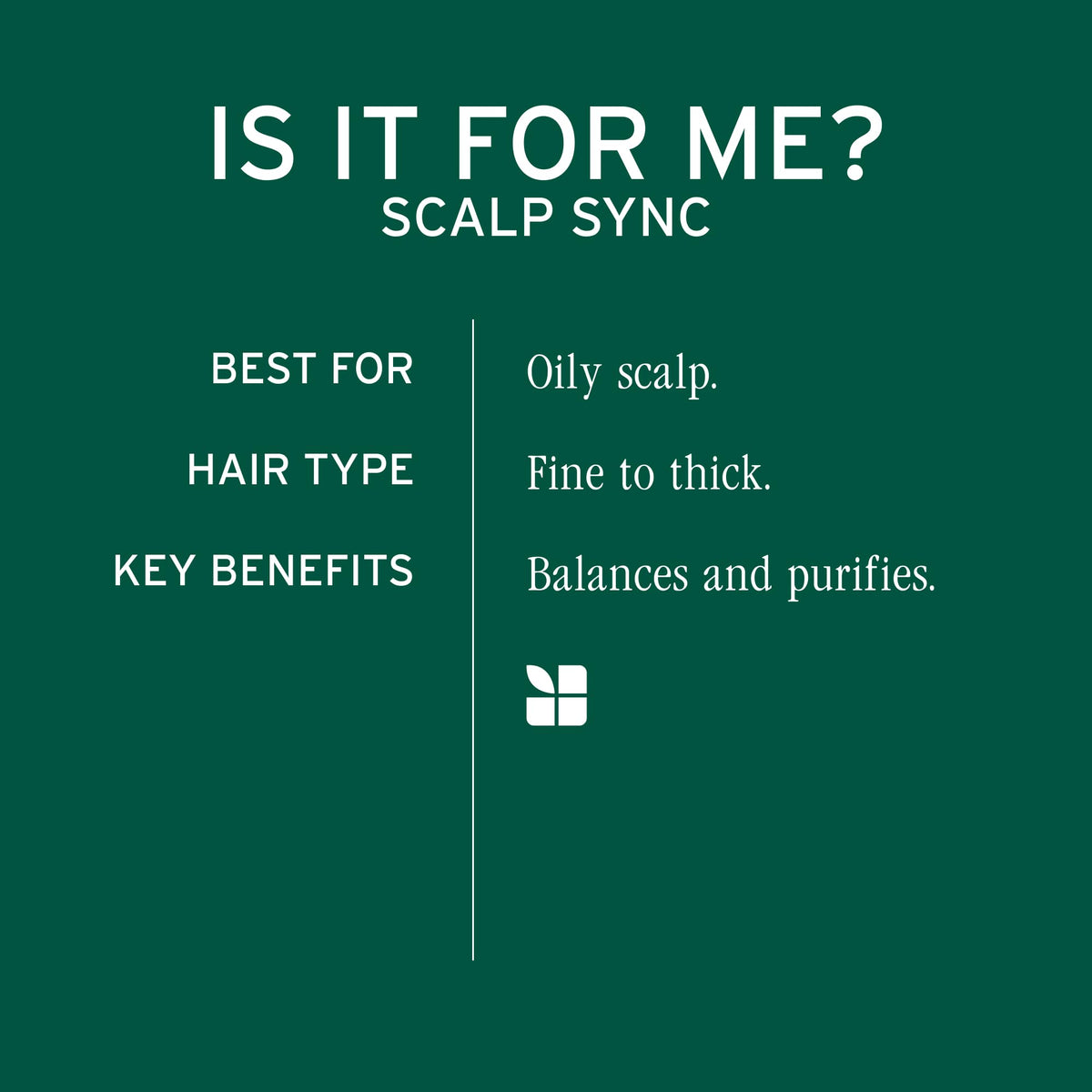 Biolage Scalp Sync Clarifying Shampoo for Oily Scalp