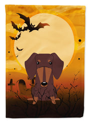 Caroline's Treasures BB4397GF Halloween Dachshund Chocolate Garden Size Flag